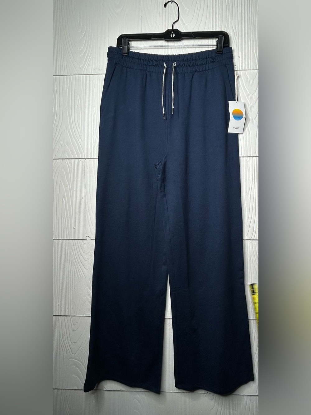 Vuori Navy Wide-Leg Drawstring Joggers
